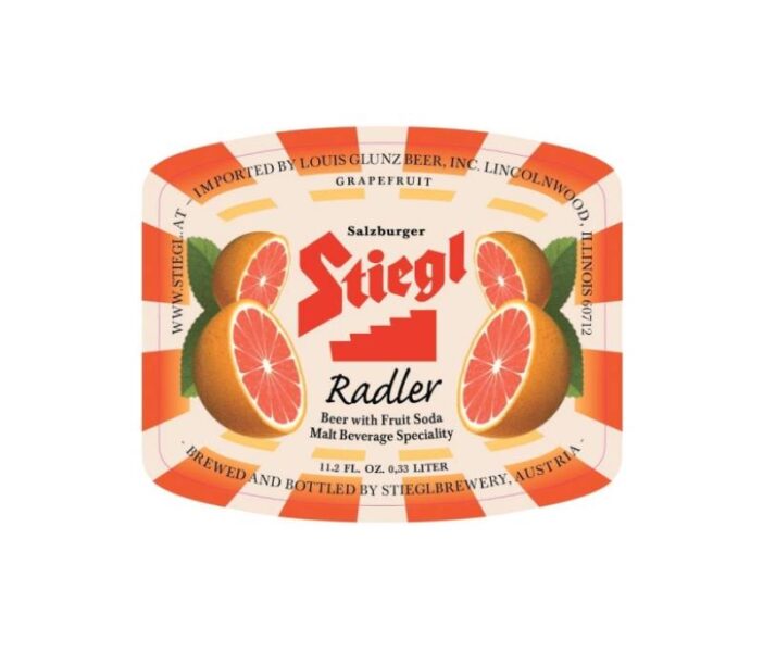 לוגו של בירה סטיגל אשכולית אדומה Stiegl Radler 0.3